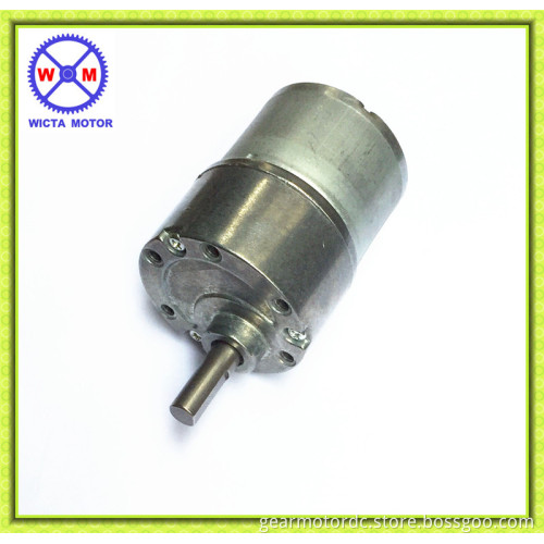 37mm diameter 6v 7.2v dc motor high torque 100rpm with gear reducer